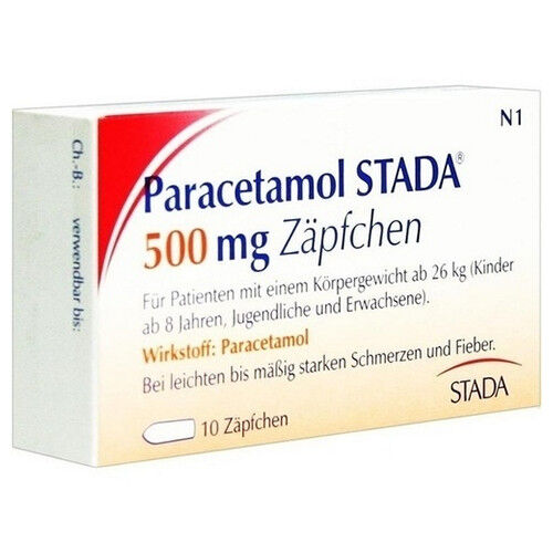 PARACETAMOL STADA 500 mg Zäpfchen
