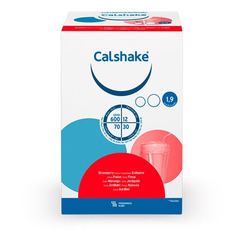 CALSHAKE Erdbeere Beutel Pulver