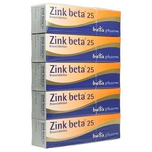 ZINK BETA 25 Brausetabletten