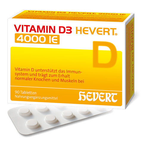 VITAMIN D3 HEVERT 4.000 I.E. Tabletten