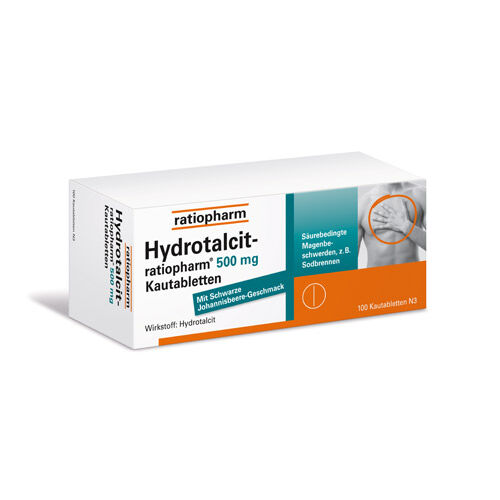 HYDROTALCIT-ratiopharm 500 mg Kautabletten