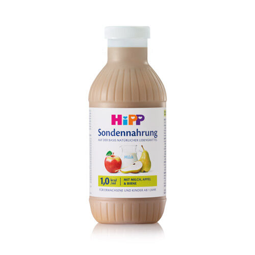 HIPP Sondennahrung Milch Apfel & Birne Kunstst.Fl.