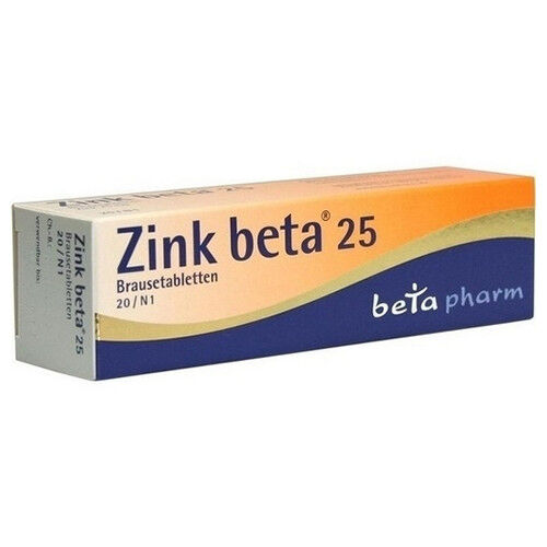 ZINK BETA 25 Brausetabletten