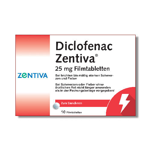 DICLOFENAC Zentiva 25 mg Filmtabletten