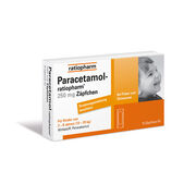 PARACETAMOL-ratiopharm 250 mg Zäpfchen