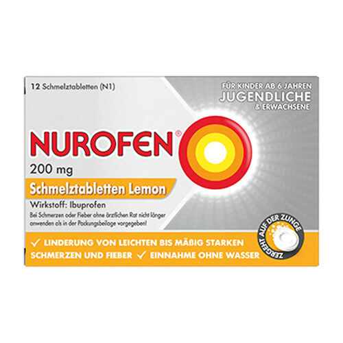 NUROFEN 200 mg Schmelztabletten Lemon