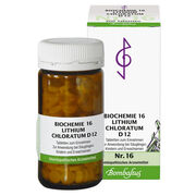 BIOCHEMIE 16 Lithium chloratum D 12 Tabletten
