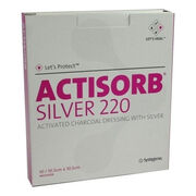 ACTISORB 220 Silver 10,5x10,5 cm steril Kompressen