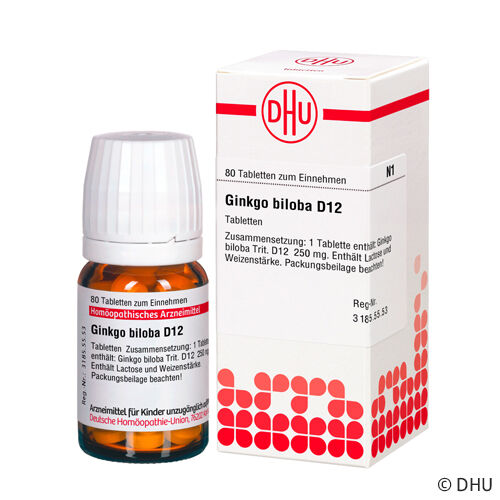 GINKGO BILOBA D 12 Tabletten