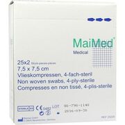 VLIESKOMPRESSEN steril 7,5x7,5 cm