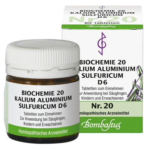 BIOCHEMIE 20 Kalium aluminium sulfuricum D 6 Tabl.