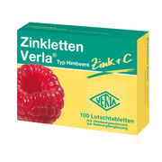 ZINKLETTEN Verla Himbeere Lutschtabletten