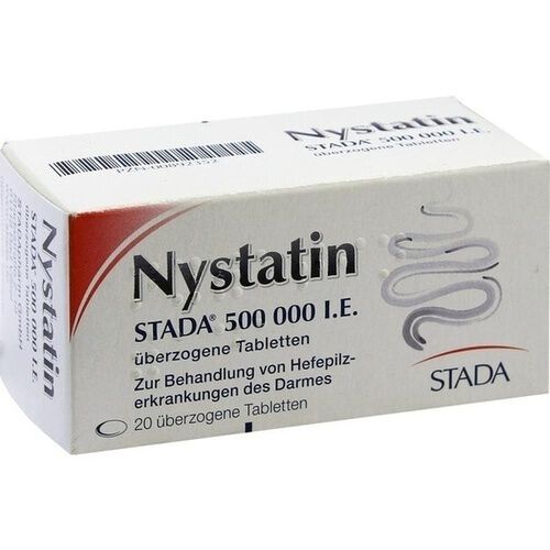 NYSTATIN STADA 500.000 I.E. überzogene Tab.