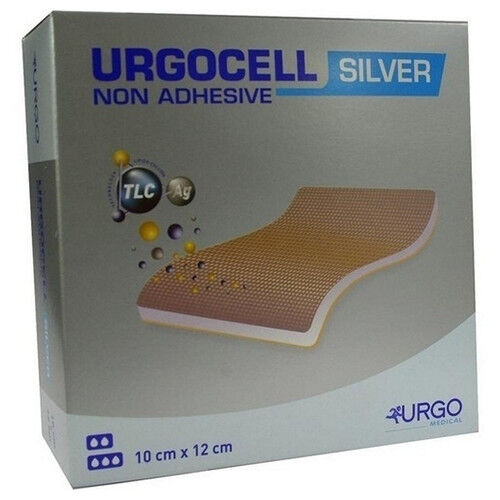 URGOCELL silver non Adhesive Verband 10x12 cm