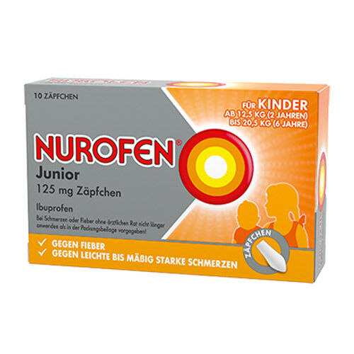 NUROFEN Junior 125 mg Zäpfchen