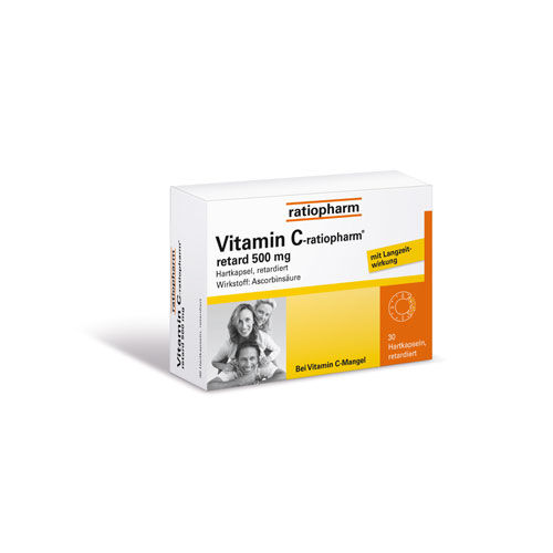 VITAMIN C-RATIOPHARM retard 500 mg Kapseln