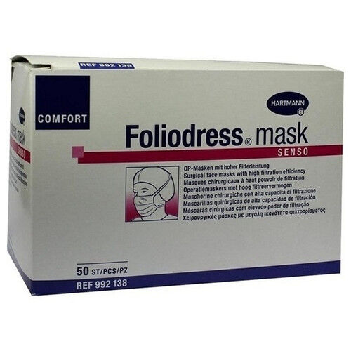 FOLIODRESS mask Comfort senso OP-Maske grün