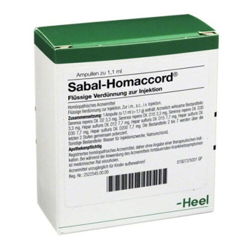 SABAL HOMACCORD Ampullen