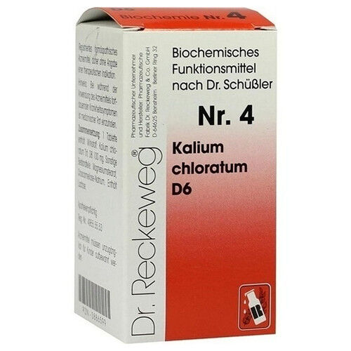 BIOCHEMIE 4 Kalium chloratum D 6 Tabletten