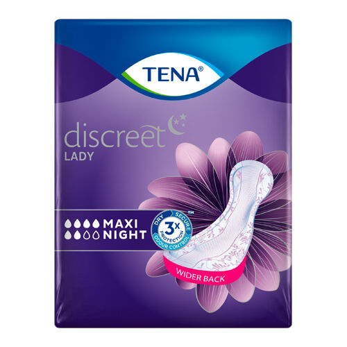 TENA LADY Discreet Inkontinenz Einlagen maxi night