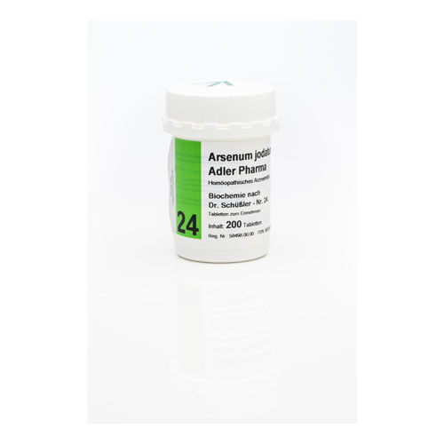 BIOCHEMIE Adler 24 Arsenum jodatum D 12 Tabletten