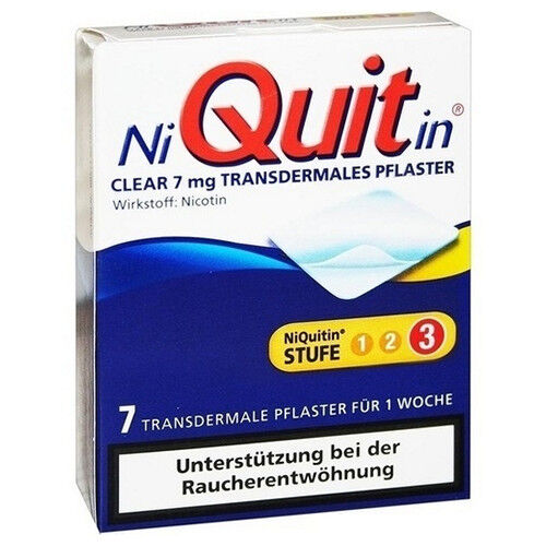 NIQUITIN Clear 7 mg transdermale Pflaster