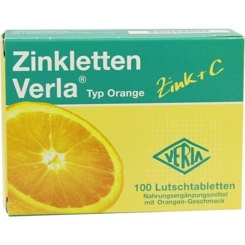 ZINKLETTEN Verla Orange Lutschtabletten