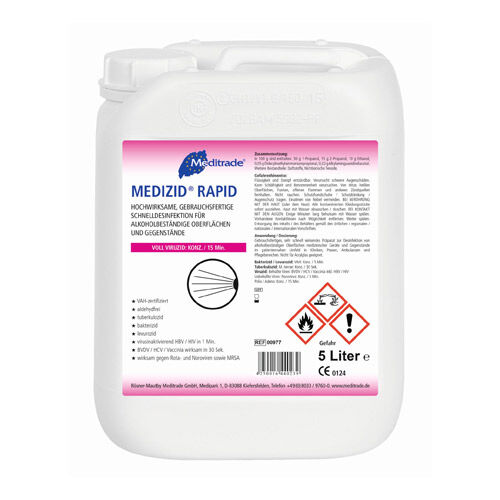 Medizid Rapid+ 5 Ltr. Flächenschnelldesinfektion