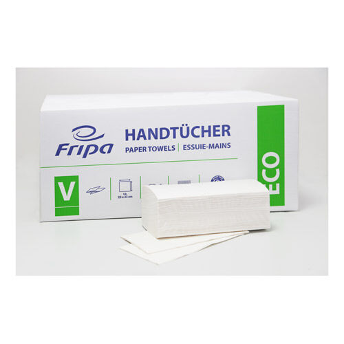Fripa Papierhandtücher Eco 2-lagig weiß 25 x 23 cm