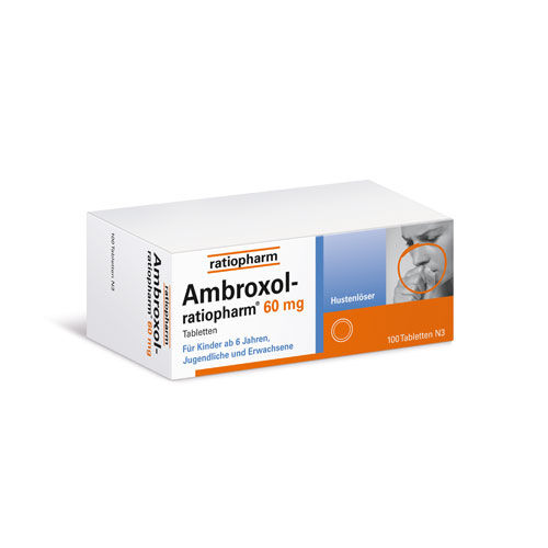 AMBROXOL-ratiopharm 60 mg Hustenlöser Tabletten 100 St - Medipolis ...