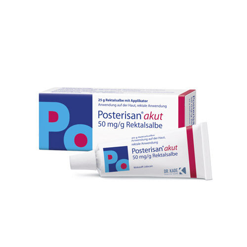 POSTERISAN akut 50 mg/g Rektalsalbe