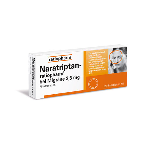 NARATRIPTAN-ratiopharm bei Migräne Filmtabletten