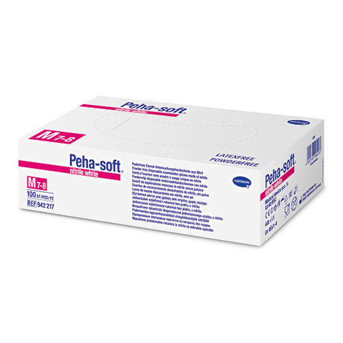 PEHA-SOFT nitrile white Unt.Hands.unsteril pf S