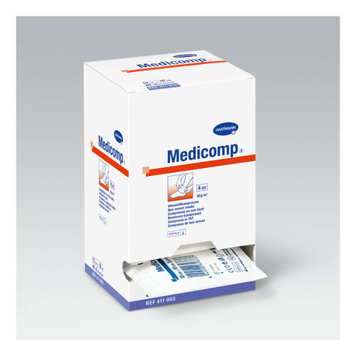 MEDICOMP Vlieskomp.unsteril 10x10 cm 4lagig