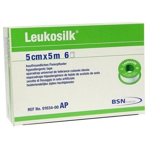 LEUKOSILK 5 cmx5 m 6 St - Medipolis Intensivshop