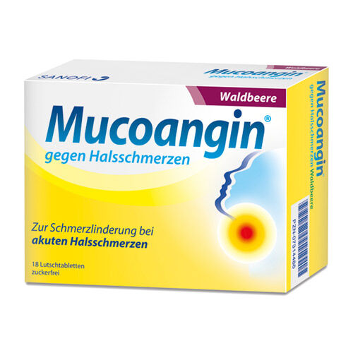 MUCOANGIN Waldbeere 20 mg Lutschtabletten