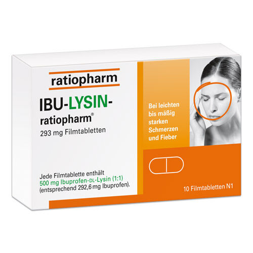 IBU-LYSIN-ratiopharm 293 mg Filmtabletten