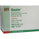 GAZIN Schlitzkompressen 7,5x7,5 cm steril 8fach GAZIN Schlitzkompressen 7,5x7,5 cm steril 8fach