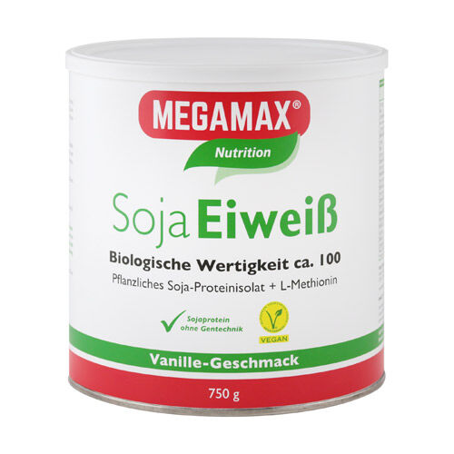 MEGAMAX Soja Eiweiß Vanille Pulver