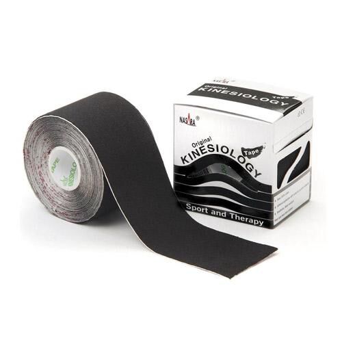 NASARA Kinesiotape 5 cmx5 m schwarz