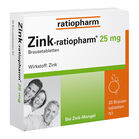 ZINK-RATIOPHARM 25 mg Brausetabletten