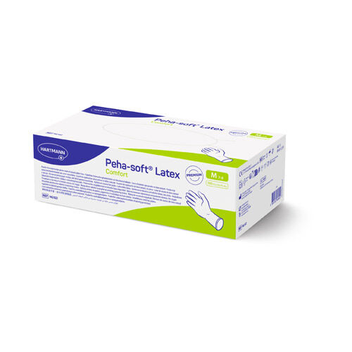 PEHA-SOFT Latex Comfort Unt.Hands.unsteril pf M
