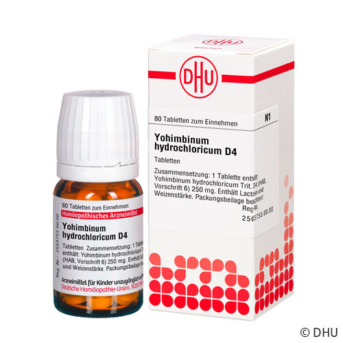 YOHIMBINUM HYDROCHLORICUM D 4 Tabletten