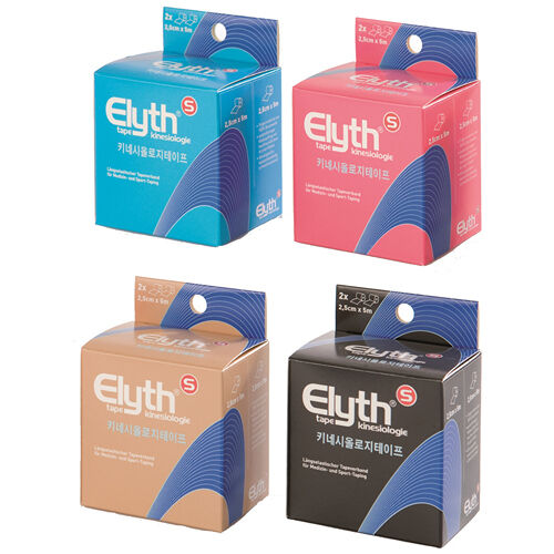 Elyth S - Kinesiology Tape 5cm x 5 m Mixed Box