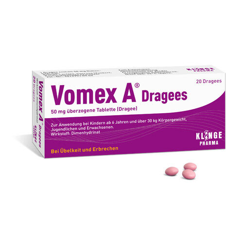 VOMEX A Dragees 50 mg überzogene Tabletten