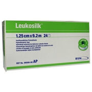 LEUKOSILK 1,25 cmx9,2 m