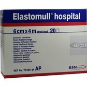 ELASTOMULL hospital 6 cmx4 m elast.Fixierb.weiß