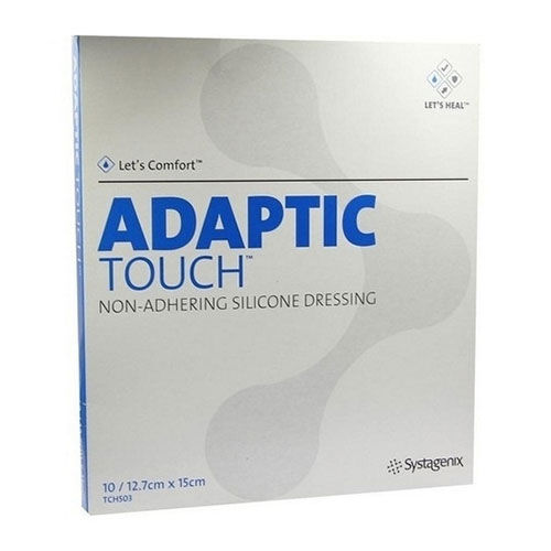 ADAPTIC Touch 12,7x15 cm nichthaft.Sil.Wundauflage