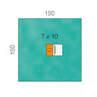Raucodrape Augentuch 3-lagig 150x150cm steril Raucodrape Augentuch 3-lagig 150x150cm steril