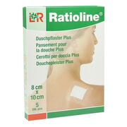 RATIOLINE aqua Duschpflaster Plus 8x10 cm steril